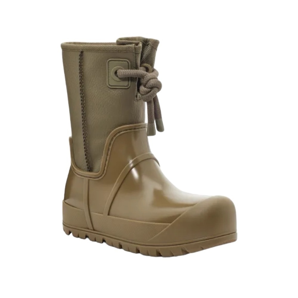 UGG Women's Raincloud Lace Olive Boots - Picture 3 of 14